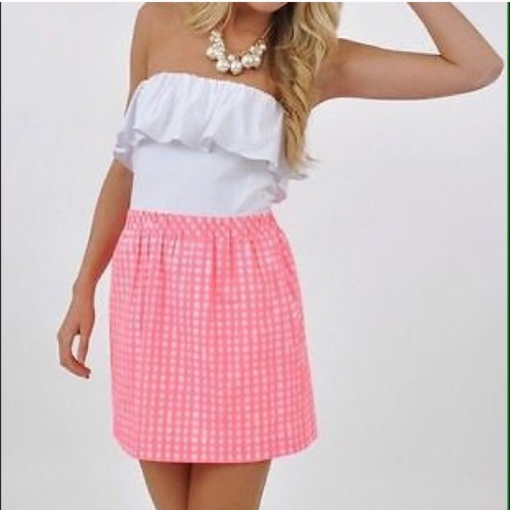 Lilly Pulitzer Athens Dress In Yummy Melon Gem